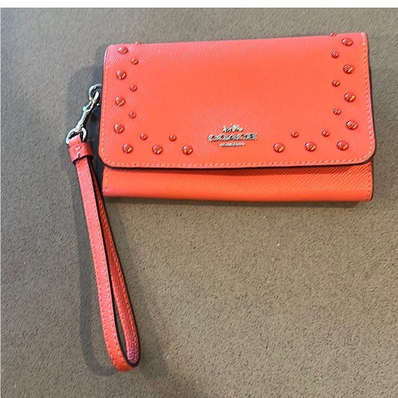Handbags - Coach Wallet with studs.